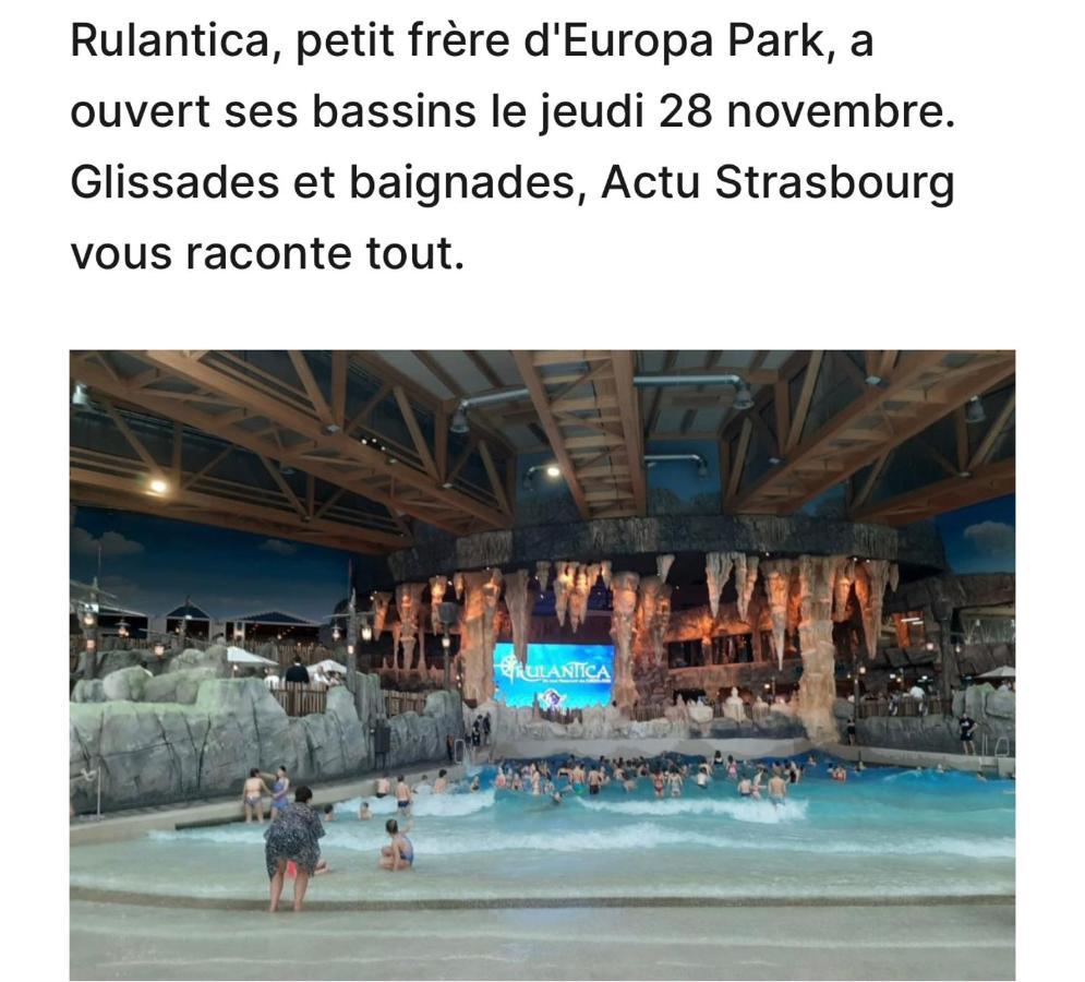 Ferienwohnung Location Mh Situee A 15 Mn D Europa Park Et Rulantika Boofzheim Exterior foto